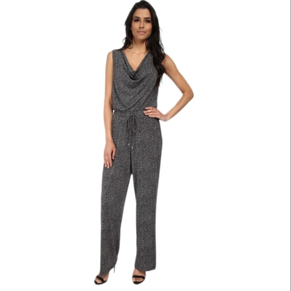 CALVIN KLEIN cowl neck jumpsuit L